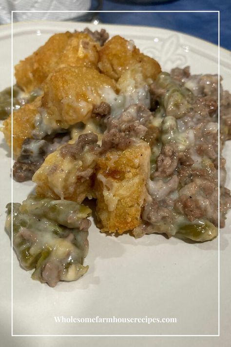 This Green Bean Tater Tot Casserole with Ground Beef is a classic comfort food. If you're on the hunt for a meal that's both easy to make and incredibly delicious, then you're in for a treat. Today, we're diving into the world of comfort food, and it doesn't get much cozier than this. Easy No-Fuss Dinner Casserole We all have those days when we want a hearty, no-fuss dinner that the whole family will devour with glee. Whether it's a chilly winter evening, a casual weekend get-together, or j... Tater Tot Casserole With Ground Beef, Southern Dinner, Ground Beef Casserole Recipes, Slow Cooker Times, Main Dish Casseroles, Healthy Cake Recipes, Winter Cooking, Tater Tot Casserole, Ground Beef Casserole