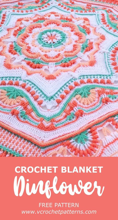 Crochet Caravan, Crochet Mandala Blanket, Abstract Crochet, 2024 Crochet, Mandala Blanket, Crochet Baby Blanket Pattern, Crochet Square Blanket, Crochet Afghan Patterns Free, Florida Man