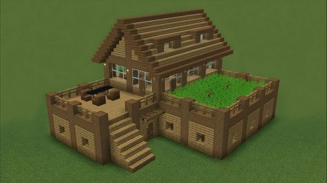 Minecraft Survival House, Modern Minecraft Houses, Survival House, Minecraft Houses Survival, Rumah Minecraft Sederhana, Island Survival, Bangunan Minecraft, Easy Minecraft Houses, Rumah Minecraft