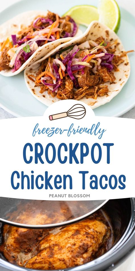 Crockpot Chicken Tacos Memorial Day Foods, Chicken Tacos Easy, Chicken Tacos Crockpot, Easy Crockpot Chicken, Pre Cooked Chicken, Easy Taco, Taco Meat, Family Cooking, Meal Kit