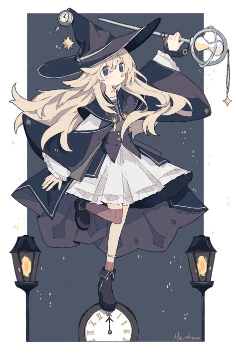 Cute Drawlings, Witch Drawing, Persona Anime, Anime Witch, Concept Art Tutorial, 11x17 Poster, Witching Hour, Woo Hoo, 캐릭터 드로잉