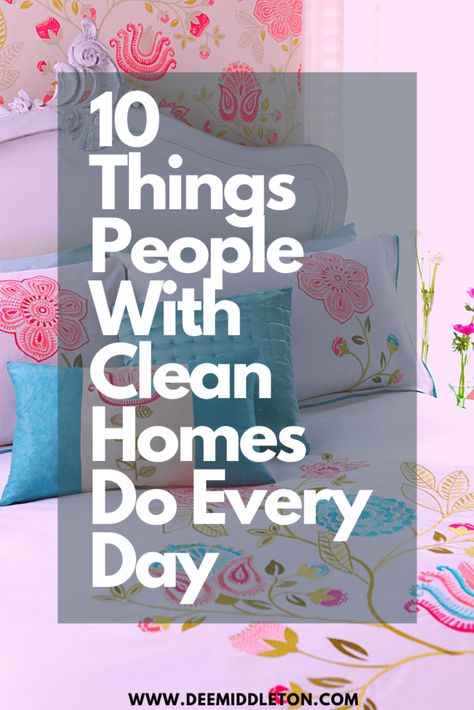 Easy House Cleaning, Deep Cleaning Checklist, Clean Homes, Declutter And Organize, Declutter Home, Decluttering Ideas, Housekeeping Tips, House Cleaning Checklist, Kitchen Trash Cans