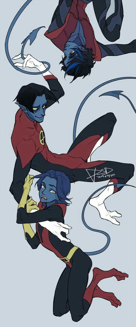 Nightcrawler Art, Nightcrawler Xmen, Eurythmics Sweet Dreams, X Men Funny, Night Crawler, Kurt Wagner, X Men Evolution, Univers Dc, Uncanny X-men