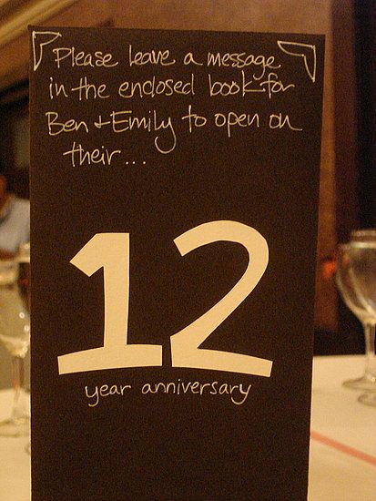 Best wedding idea I've seen in a while (assign each table a different anniversary year, and let the guests at that table write notes to be opened later). Write Notes, Wedding Guest Book Unique, Wedding Guest Book Alternatives, Wedding Wishes, Alternative Wedding, Fairytale Wedding, Here Comes The Bride, Friend Wedding, Wedding Guest Book