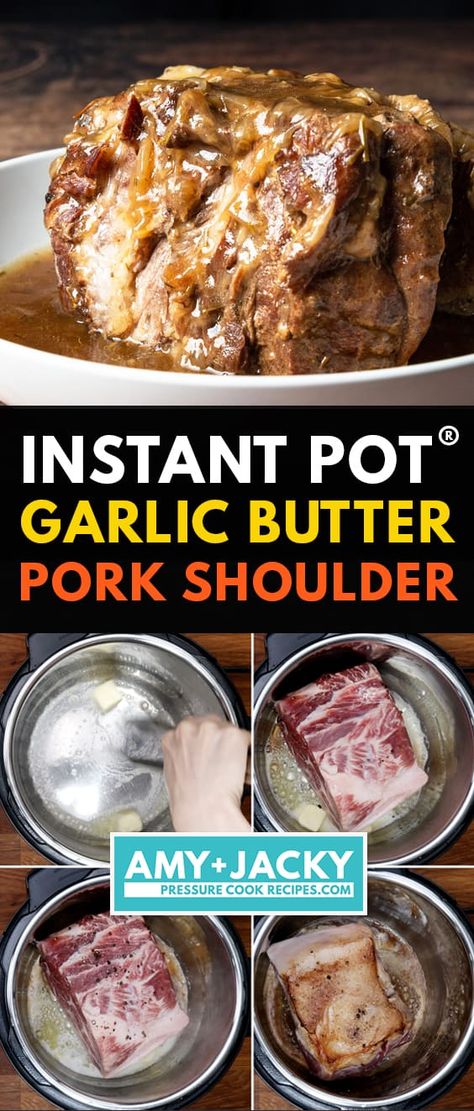 Instant Pot Pork Shoulder, Pork Shoulder Recipe, Recipes Instapot, Pressure Cooker Pork, Pork Shoulder Recipes, Recipe Pork, Pork Roast Recipes, Pork Shoulder Roast, Instant Pot Pork