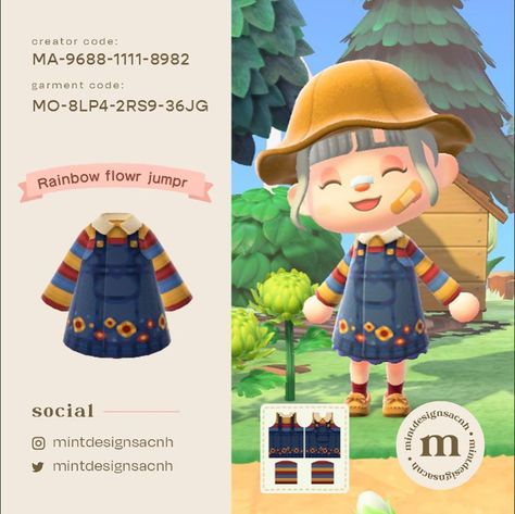 manila clams on Instagram: “some kidcore outfits 🧩 made by @mintdesignsacnh :) these are so adorable 💖🖤” Animal Crossing Outfit Ideas, Cute Animal Crossing, Motif Acnl, Acnh Clothes, Yellow Jumper, Animal Crossing 3ds, Animal Crossing Funny, Ac New Leaf, Animal Crossing Fan Art