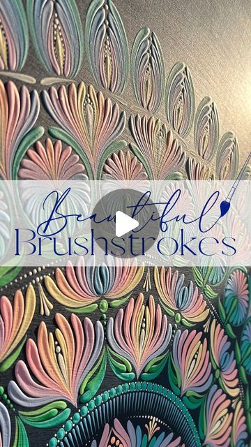 Lauren Saunders | Mandala Artist & Course Creator on Instagram: "Beautiful Brushstrokes is officially here (& with a 20% off discount, too)! 🎉⁣
⁣
Introducing a 22-part curriculum on mastering the art of the swoon-worthy swoosh. 🖌️🤍⁣
⁣
When I was designing the curriculum for this course, I thought for a long time about how to teach people brushstrokes.⁣
⁣
What exactly would students need from me to take something that can often feel overwhelming or altogether impossible, and make it— the opposite? Flowy. Confident. Effortless. Especially for those with no art background or prior experience with a paintbrush.⁣
⁣
Two key components immediately came to mind:⁣
⁣
1. A comprehensive breakdown of the many different & individual movements that make up the perfect stroke. I wanted to take somethi Dot Art Painting, Happy Thursday, Art Background, Dots Art, Brush Strokes, Dots, Original Paintings, Art Painting, The Creator