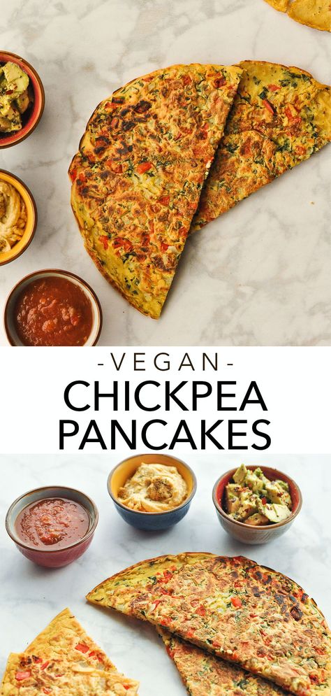 Vegan Breakfast Recipes Healthy, Raw Vegan Breakfast, Quick Vegan Breakfast, Vegan Breakfast Recipes Easy, Chickpea Pancakes, Avocado Recipes Breakfast, Gold Food, Menu Sarapan Sehat, Vegan Breakfast Easy