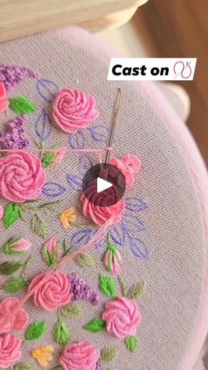 3.2M views · 41K reactions | awesome rose flower hand embroidery #fbreels #viralreels #reels #video #trending #stitch #viral #new #foryou #reel | Creative Crafts | Creative Crafts · Original audio Flower Hand Embroidery, Rose Coloring Pages, Diy Embroidery Designs, Reels Video, Embroidery Stitches Tutorial, Hand Embroidery Projects, Hand Embroidery Flowers, Brazilian Embroidery, Creative Embroidery