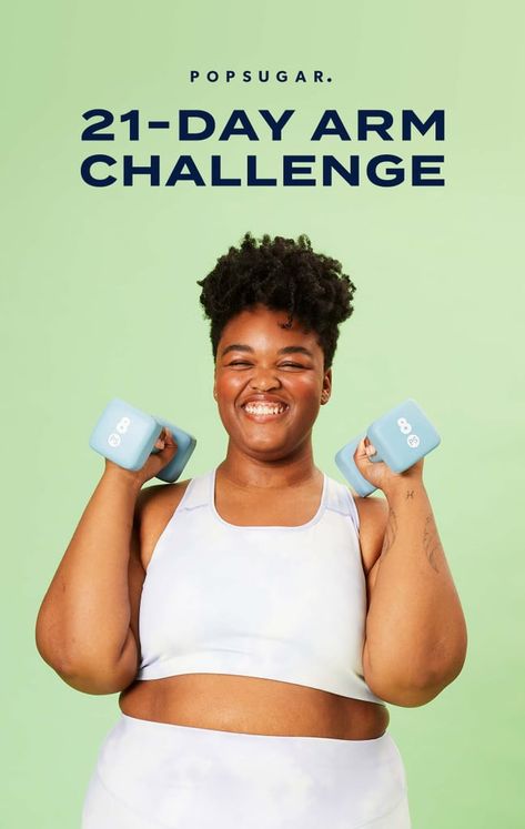 Dumbbell Challenge, Arm Flab Exercises, Arm Workout Challenge, Arm Training, Arm Flab, Arm Challenge, Tone Arms Workout, Arm Exercise, Arm Work