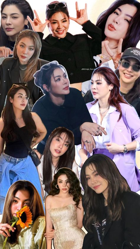 #fayemalisorn #maliboo Blank Wallpaper, Faye Peraya, Faye Malisorn, Easy Korean Words, Thai Series, Wallpaper Collage, Korean Words, Celebrity Street Style, Woman Crush