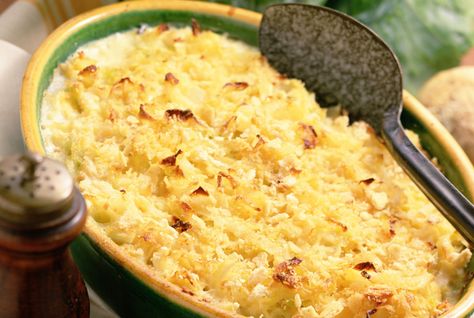 Cabbage Au Gratin, Sweet Potato Rolls, Cabbage Casserole Recipes, Baked Cabbage, Au Gratin Recipes, Christmas Side Dishes, Cheddar Cheese Sauce, Cheese Sauce Recipe, Cabbage Casserole