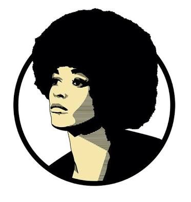 Black Woman Silhouette, School Murals, Angela Davis, Black Panther Party, Frame Logo, Black Panthers, Black Art Painting, Afrocentric Art, Pen Sketch