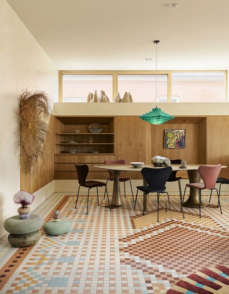 This Victorian Home in Melbourne is a Love Letter to Tile and Stained Glass - Sight Unseen Danish Minimalism, Danish Interior Design, Victorian Renovation, Australian Interior Design, Interior Design Awards, Residential Interior Design, Ceiling Decor, The Design Files, Boho Home