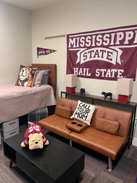 Mississippi State University Dorm, Mississippi State Dorm Room, University Dorms, Hail State, Mississippi State University, Dorm Life, Mississippi State, Dorm Room Ideas, 2025 Vision