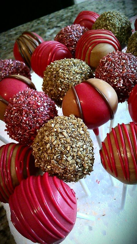 SF 49ers Cake Pops 49er Desserts, 49er Theme Party, 49ers Cake Pops, 49ers Dessert Ideas, 49er Cake Pops, 49ers Desserts, 49ers Cookie Cake, 49ers Football Party, Gameday Party Food