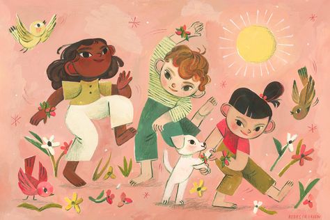 Rebecca Green, Illustrator Artwork, Green Illustration, Picture Books Illustration, Book Illustration Art, Childrens Books Illustrations, Big Thanks, Pencil Illustration, Childrens Illustrations