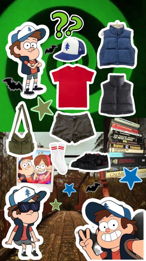 Pieces for a dipper pines Halloween costume Dipper Cosplay, Gravity Falls Cosplay, Dipper Pines, Secret Society, Gravity Falls, Halloween Costume, Halloween Costumes, Halloween