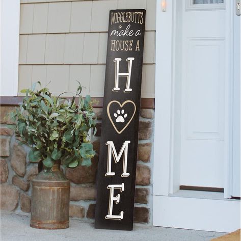 PRICES MAY VARY. Highest Quality Materials: This handcrafted Porch Board Hanging Welcome Sign and Porch leaner is made of a specially developed, 100% weatherproof, composite material that will not rot, warp, or fall apart with rain. It is printed with weatherproof UV Inks that won’t fade, peel or crack. It measures 8” high x 46.5” wide x .4” thick, weighs 3.5 lbs. and is designed for both Outside and Inside home, door and porch decoration use. Beautifully Crafted Sign for Every Occasion: Our ver Welcome Sign Porch, Welcome Porch Sign, Summer Porch Decor, Outdoor Welcome Sign, Farmhouse Front Door, Front Porch Signs, Porch Welcome Sign, Summer Porch, Farmhouse Home Decor