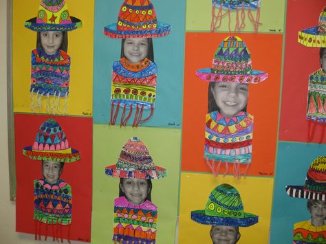 Mexico Crafts For Preschool, Hispanic Heritage Month Crafts, Mexico Crafts, Hispanic Heritage Month Activities, Daycare Themes, Paper Composition, Wild West Theme, Christmas Units, Fun Summer Crafts