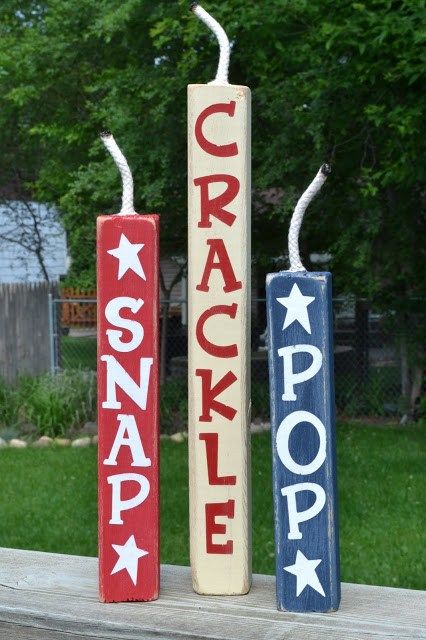 Decor Celebration, Snap Crackle Pop, 13 Colonies, Forth Of July, Independance Day, July Decor, Patriotic Crafts, Diy Holz, 4th Of July Decorations