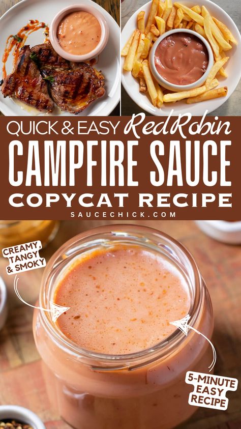 Red Robin Campfire Sauce Recipe Bringing Smoky Flavor Home Homemade Fry Sauce, Restaurant Sauce Recipes, Fondue Sauces, Red Robin Campfire Sauce, Campfire Sauce, Wing Sauce Recipes, Homemade Fries, Spicy Brown Mustard, Fry Sauce