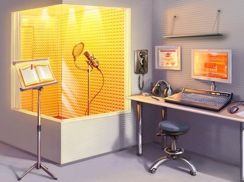 Home Studio Music Ideas, Home Music Studio Ideas, Music Studio Design, Vocal Booth, Ruangan Studio, Music Room Design, Music Recording Studio, Home Music Rooms, Home Studio Ideas