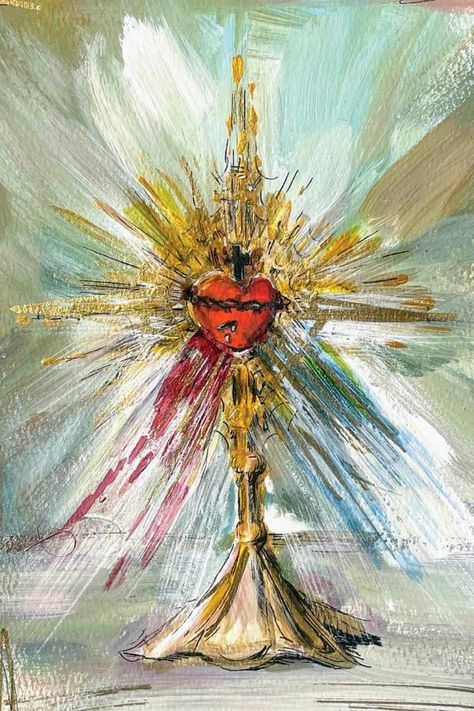 Eucharist Art, Sacred Heart Painting, Confirmation Retreat, Mexican Catholic Art, Lake Charles Louisiana, Christian Drawings, Catholic Wallpaper, Have Mercy, Catholic Images