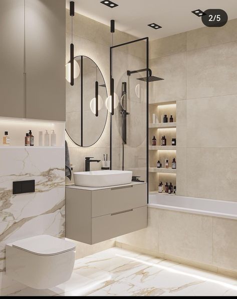 Marble Bathroom Designs, Beautiful Bathroom Decor, Toilet Room Decor, White Marble Bathrooms, Beautiful Bathroom Designs, Sophisticated Bathroom, Contemporary Bathroom Designs, Toilet Sink, Classic Bathroom