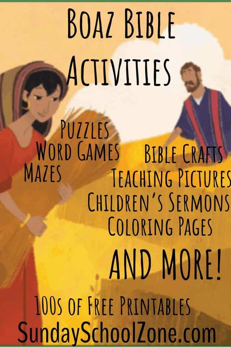 Everything you need to teach about Ruth and Boaz in one stop. Free printables include teaching pictures, games, puzzles, lessons, crafts and more. Ruth Bible Story Crafts For Kids, Ruth Bible Craft Activities, Naomi And Ruth Activities, Ruth And Naomi Craft Preschool, Ruth And Naomi Craft, Ruth And Naomi Activity, Ruth And Boaz Bible Craft, Ruth Bible Craft, Boaz And Ruth