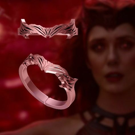 Scarlet Witch Headpiece, Witch Headpiece, Geek Engagement Rings, Superhero Rings, Marvel Jewelry, The Eternals, Marvel Fashion, Fandom Jewelry, Marvel Clothes