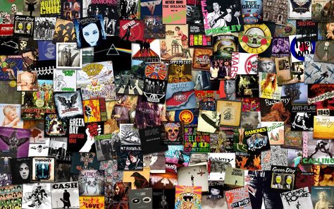 My Chemical Romance Wallpaper, Rock Collage, Rock Album Covers, Punk Wallpaper, Album Cover Wallpaper Collage, Music Collage, Band Wallpapers, Cover Wallpaper, Music Album Covers