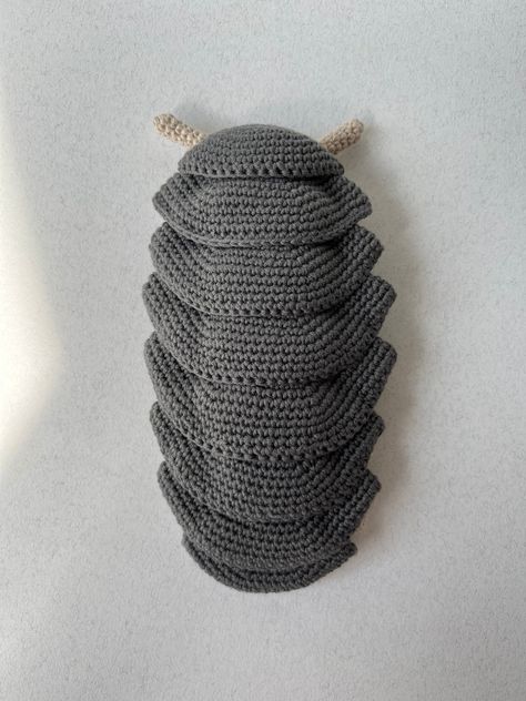 Pill Bug Crochet Pattern, Isopod Crochet Pattern Free, Isopod Crochet Pattern, Bug Crochet Pattern, Bug Crochet, 2024 Crochet, Pill Bug, Roly Poly, Knitting Yarn