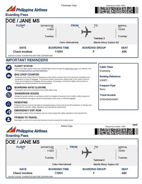 Fake Plane Ticket, Ticket Template Printable, Boarding Pass Template, Airline Booking, Flight Status, Checked Baggage, Plane Ticket, Ticket Design, Airplane Tickets