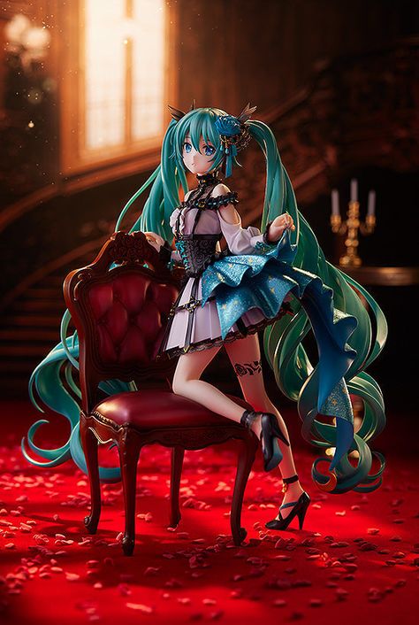 Hatsune Miku - Hatsune Miku Scale Figure  (Rose Cage Ver.) Cage Outfit, Miku Doll, Hatsune Miku Colorful Stage, Miku Colorful Stage, Miku Hatsune Vocaloid, Sparkle Skirt, 3d Figures, Guilin, Tokyo Otaku Mode