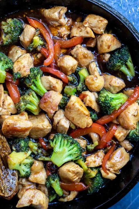 Chicken And Broccoli Teriyaki, Wonky Wonderful, Keto Suppers, Broccoli Teriyaki, Teriyaki Recipes, Broccoli Cooked, Chicken And Broccoli Stir Fry, Chicken Broccoli Stir Fry, College Recipes