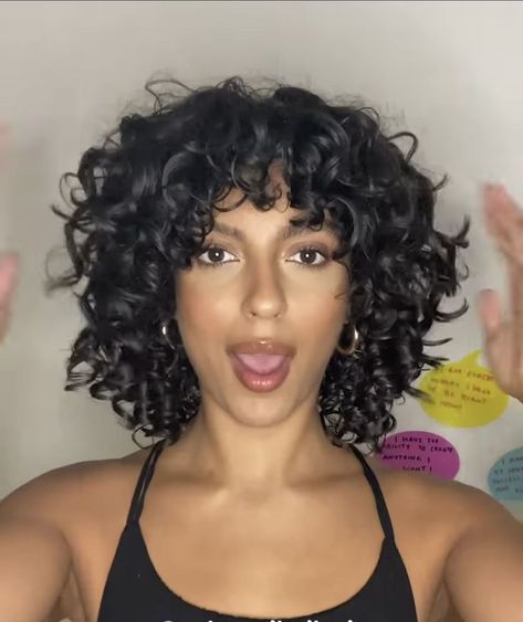 Short Thick Curly Haircuts For Women, Curly Hair Round Layers, Short Hair With Layers Curly, Short Indian Hairstyles, Haircuts For Curly Hair Natural Curls Short Layers Medium Lengths, Hairstyles With Bangs Round Face, Short Curly Hair Cuts For Round Faces, Curly Layered Bob With Bangs, Curly Pixie Cuts Round Face Curls