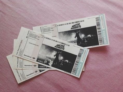 Arctic Monkeys Tickets, 2014 Tumblr, Monkey 3, Ticket Design, Artic Monkeys, Vision Board 2023, Alex Turner, The 1975, Indie Music