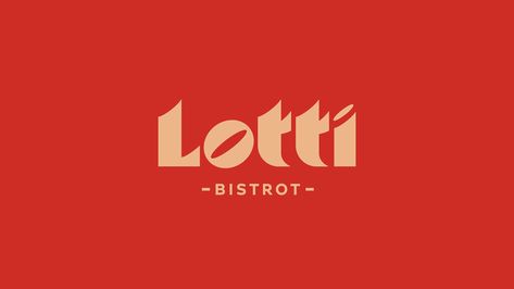 Lotti Bistrot | Italian Restaurant Concept on Behance Italian Logo, The Letter I, Italian Bistro, Italian Bar, Family Restaurant, Italian Landscape, Bar Logo, Restaurant Concept, Restaurant Logo Design