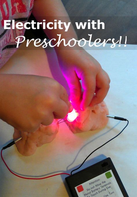 Teach preschoolers about electricity and circuits with Squishy Circuits. This post gives lots of great example of young children experimenting with circuits and learning about electricity in a safe manner. || Preschool Powol Packets Circuits Science, Squishy Circuits, Science Activities For Kids, Science Ideas, Kindergarten Science, Preschool Science, Stem Science, Preschool Lessons, Homeschool Science