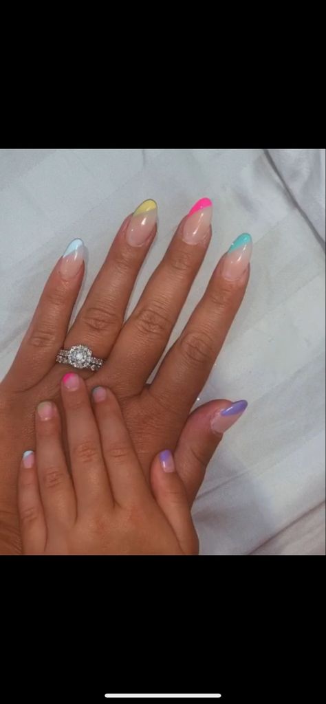 Matching nail designs Nails For Mothers Day Mom, Mother Daughter Matching Nails, Mother And Daughter Nails, Mommy Daughter Nail Ideas, Mommy And Me Nail Ideas, Mother's Day Nails Designs Mom, Mom And Daughter Nails, Mommy Daughter Nails, Mother Daughter Nails