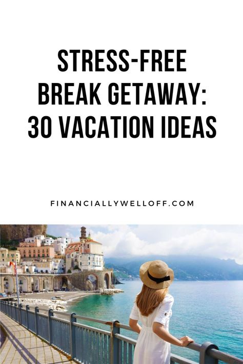 Discover stress-free break getaway options with 30 vacation ideas! Explore serene destinations perfect for rejuvenation and relaxation. Say hello to a hassle-free vacation experience! 🏖️🌴 #VacationIdeas #StressFreeGetaway Vacation Alone, Rest And Recharge, Travel Motivation, Family Vacation Destinations, Relaxing Vacations, Free Vacations, Rest And Relaxation, Ancient Ruins, Sandy Beaches