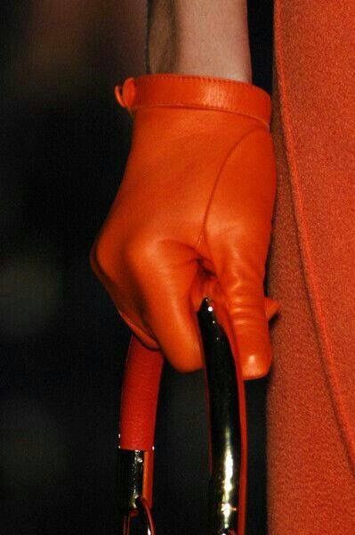 Orange Gloves, Fashion Gloves, Orange You Glad, Orange Is The New, Orange Crush, Orange Is The New Black, Christian Lacroix, Orange Fashion, Happy Colors