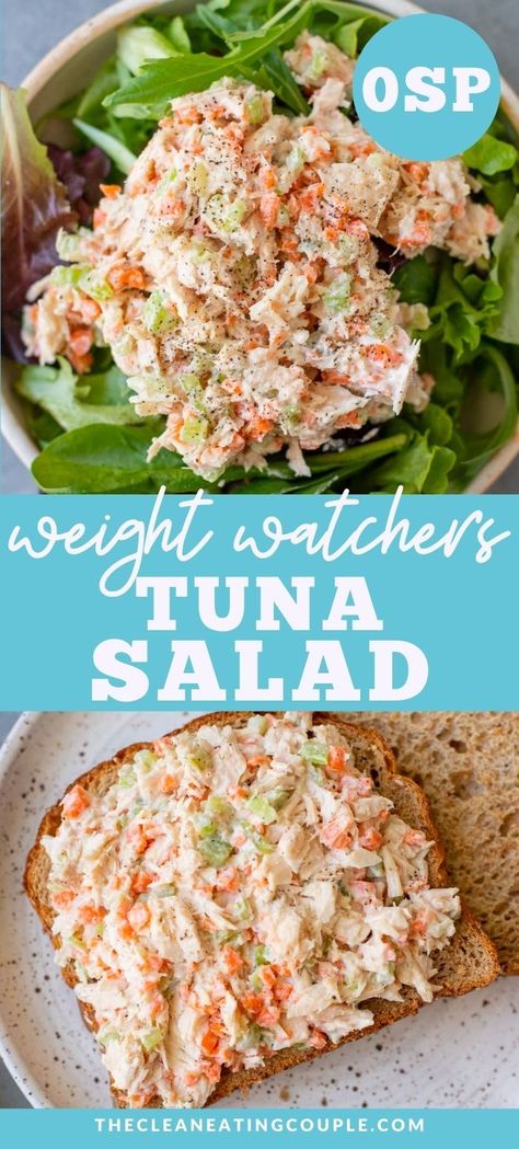 Weight Watchers Tuna Salad, Tuna Salad Without Mayo, Greek Yogurt Tuna Salad, Healthy Tuna Salad, Healthy Tuna, Healthy Food Habits, Tuna Salad Recipe, Healthy Food Facts, Healthy Meals To Cook