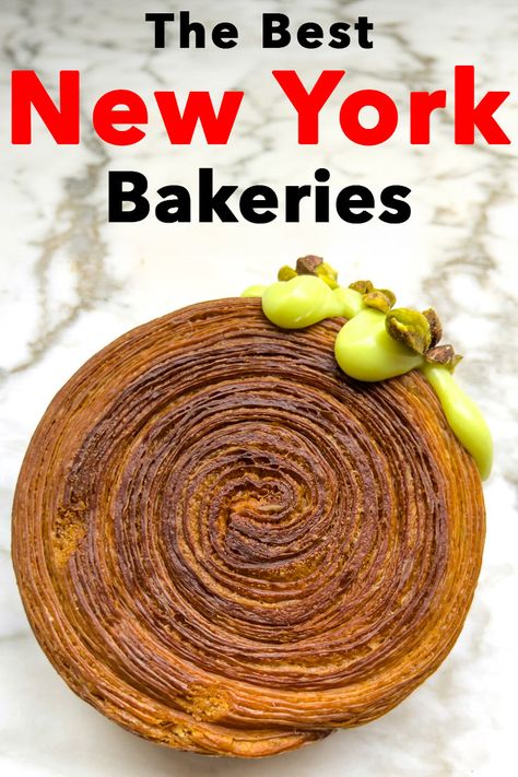 Pinterest image: supreme pastry with caption reading "The Best New York Bakeries" Magnolia Bakery Nyc, New York Bakery, Cuban Bakery, Central American Food, Around The World Christmas, Little Italy Nyc, Nyc Bakery, Bakery New York, Breads Bakery