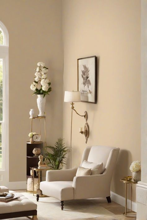 Interior decorating, interior design, home decor, paint color matching Sand Color Living Room, Color Living Room Walls, Beige Wall Colors, Best Wall Paint, Color Living Room, Paint Guide, Before And After Transformation, Paint Tips, Beige Paint