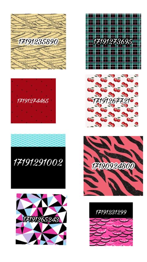 PLEASEEE TAG ME IF U USE EM Roblox Decal Id Codes Carpet, Codes For Royal High, Decal Ids For Royal High, Monster High Royale High, Royale High Custom Fabrics, Royale High Decals Clothes, Royale High Pattern Codes, Hack Outfit, Royale High Decals