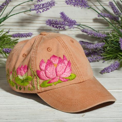 Lotus Embroidery Pattern, Lotus Flower Embroidery Design, Lotus Embroidery Design, Complicated Embroidery, Lotus Flower Embroidery, Embroidered Scarves, Lotus Embroidery, Hand Embroidered Pendant, Embroidery Hat