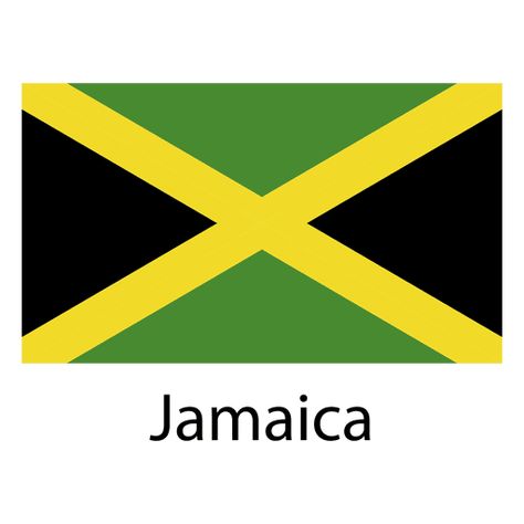 Flag Of Jamaica, Map Signs, Jamaica Flag, Generations Quotes, Mo Design, Flag Png, Flag Vector, Girls Camp, Electronic Media