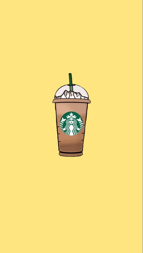 #lockscreen #wallpaper #aesthetic #cute #kawaii #coffee #coffeelover Wallpaper Aesthetic Cute, Coffee Wallpaper Iphone, Lockscreen Wallpaper Aesthetic, Starbucks Art, Kawaii Coffee, Tea Wallpaper, Coffee Icon, Coffee Board, Yellow Coffee